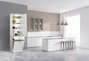 Hanah Home Armario Multiusos Blanco con Estantes y Cajón Adr-621-Pp-1
